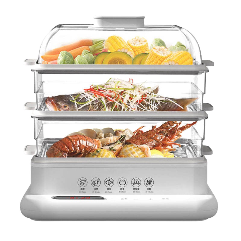Kitchen Appliances Wholesale - Parowar elektryczny 34L 800W - 3-warstwowe