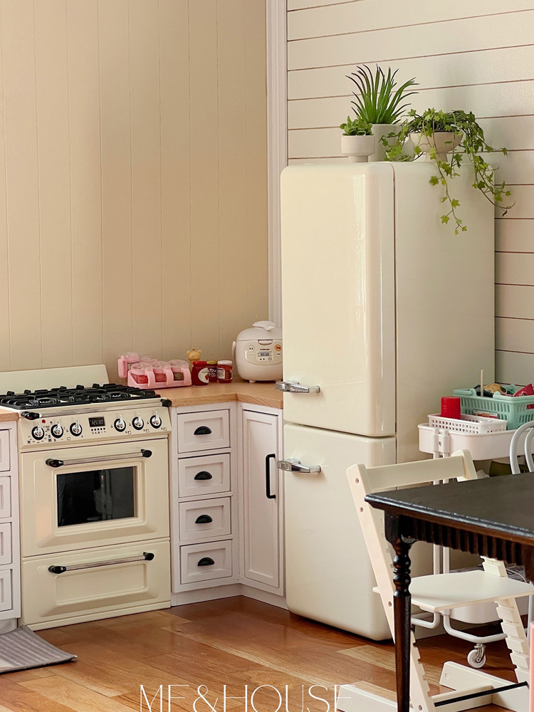Kitchen Appliances Refrigerators - 1/6 Model domku dla lalek akcesoria