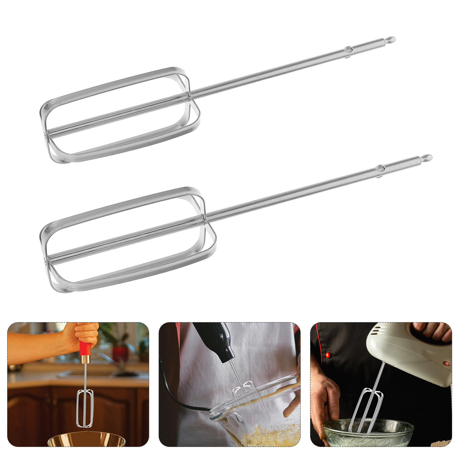 Kitchen Appliances B&Q - 2 szt. Ubijaki ze stali nierdzewnej