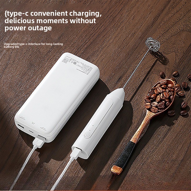 Kitchen Appliances B&Q - Elektryczny spieniacz do mleka i kawy,
