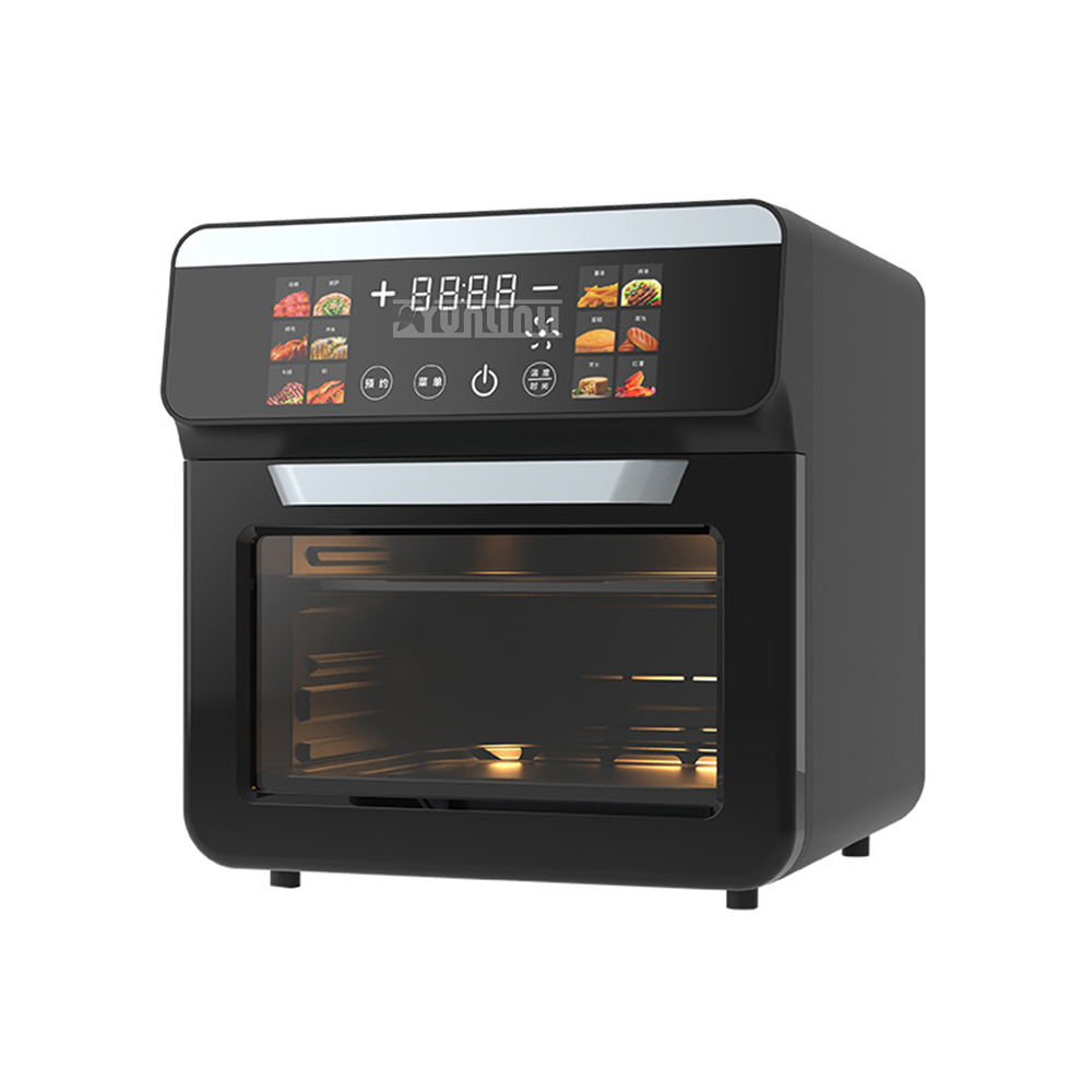 Kitchen Appliances B&Q - Elektryczna frytkownica dotykowa z okienkiem wizualnym,