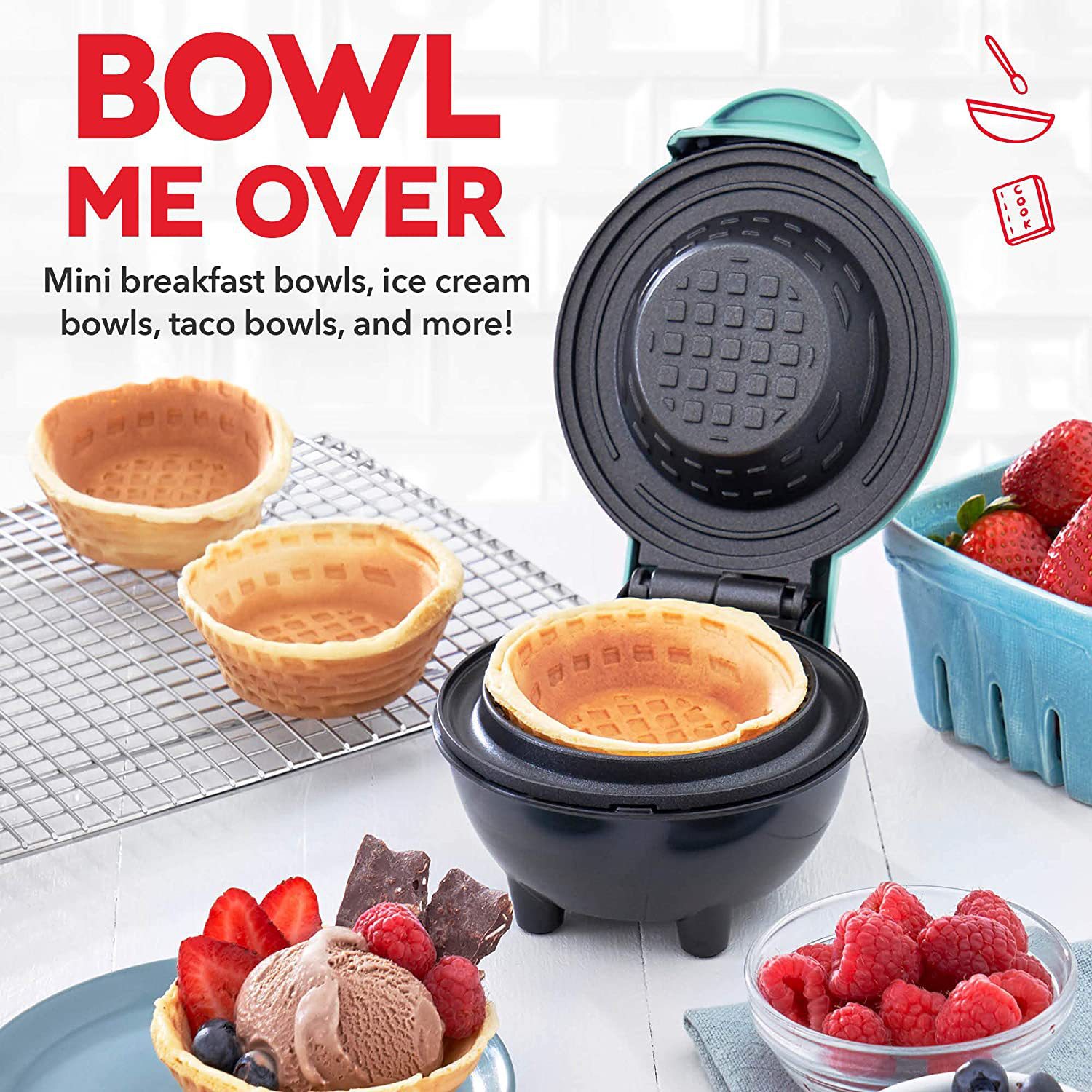 Maszyna do gofrów w kształcie  – Donut Maker Mini recenzja i cena