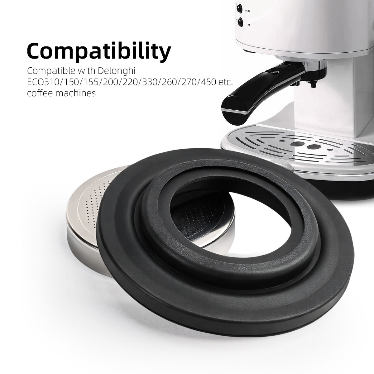 Uszczelka grzewca, sitko kawy, – Delonghi Espresso Magnifica recenzja i cena