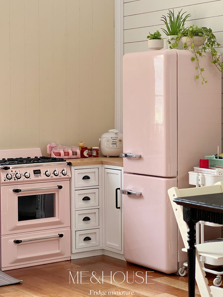 1/6 Model domku dla lalek akce – Kitchen Appliances Refrigerators recenzja i cena