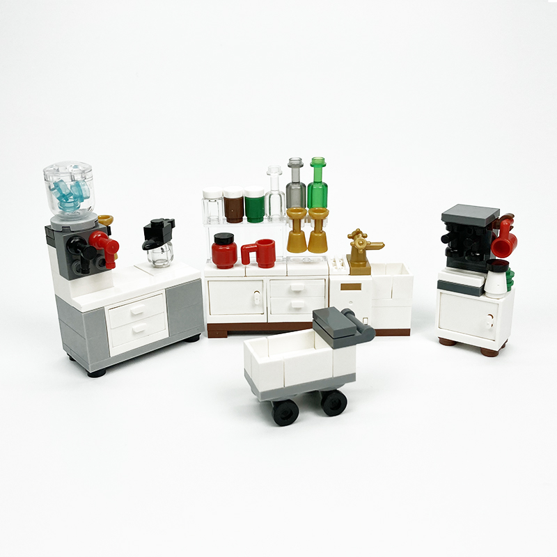 MOC blok kreatywne zabawki urz – Kitchen Appliances Refrigerators recenzja i cena