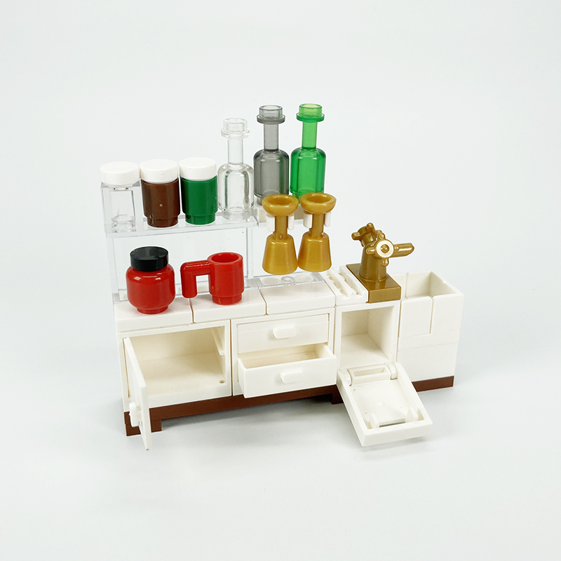 MOC blok kreatywne zabawki urz – Kitchen Appliances Refrigerators recenzja i cena